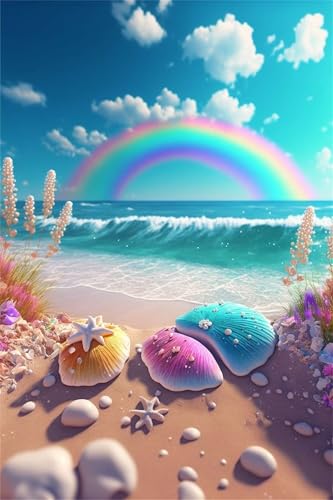 Klassische Puzzles, Puzzle für Erwachsene 2000 Teile, Beach Shell Sunshine Farbenfrohes Puzzle für Erwachsene und Kinder 100 x 70 cm Puzzlespiele Geschenke für Frauen, Geschenke für Männer von QiHon
