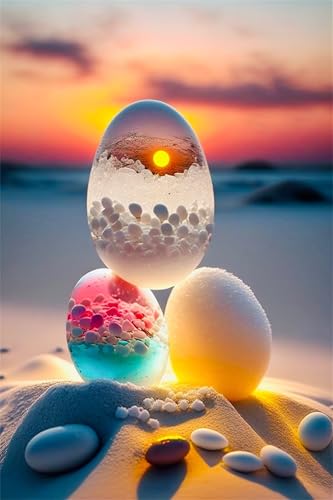 Klassische Puzzles, Puzzle für Erwachsene 2000 Teile, Goose Warm Stone Beach Farbenfrohes Puzzle für Erwachsene und Kinder 100 x 70 cm Puzzlespiele Geschenke für Frauen, Geschenke für Männer von QiHon
