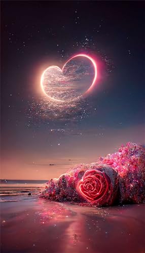 Klassische Puzzles, Puzzle für Erwachsene 2000 Teile, Red Rose Nebula Farbenfrohes Puzzle für Erwachsene und Kinder 100 x 70 cm Puzzlespiele Geschenke für Frauen, Geschenke für Männer von QiHon