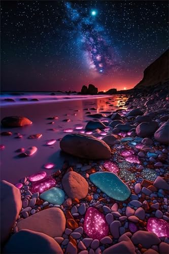 Klassische Puzzles, Puzzle für Erwachsene 2000 Teile, Starry Sky Beach Farbenfrohes Puzzle für Erwachsene und Kinder 100 x 70 cm Puzzlespiele Geschenke für Frauen, Geschenke für Männer von QiHon