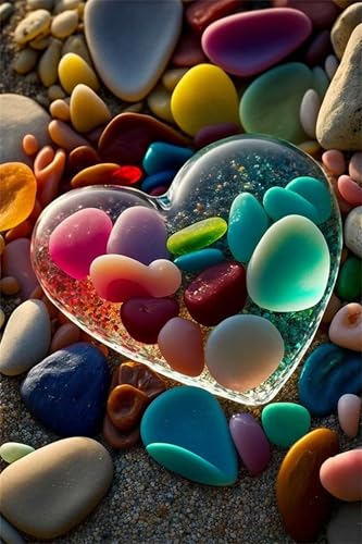 Klassische Puzzles, Puzzle für Erwachsene 2000 Teile, Steinerner Strand Farbenfrohes Puzzle für Erwachsene und Kinder 100 x 70 cm Puzzlespiele Geschenke für Frauen, Geschenke für Männer von QiHon