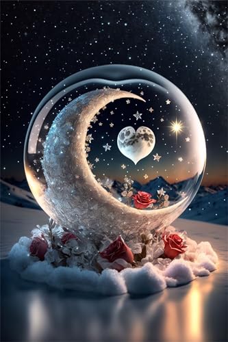 Klassische Puzzles, Puzzle für Erwachsene 2000 Teile, Strand Rose Mond Farbenfrohes Puzzle für Erwachsene und Kinder 100 x 70 cm Puzzlespiele Geschenke für Frauen, Geschenke für Männer von QiHon
