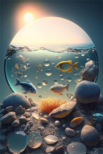 Klassische Puzzles, Puzzle für Erwachsene 2000 Teile, Sunny Beach Pebbles Farbenfrohes Puzzle für Erwachsene und Kinder 100 x 70 cm Puzzlespiele Geschenke für Frauen, Geschenke für Männer von QiHon