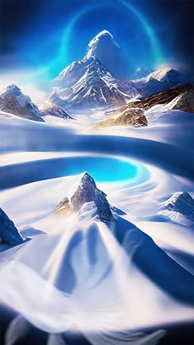 Klassische Puzzles, Puzzle für Erwachsene 2000 Teile, Verschneite Berge Aurora Farbenfrohes Puzzle für Erwachsene und Kinder 100 x 70 cm Puzzlespiele Geschenke für Frauen, Geschenke für Männer von QiHon