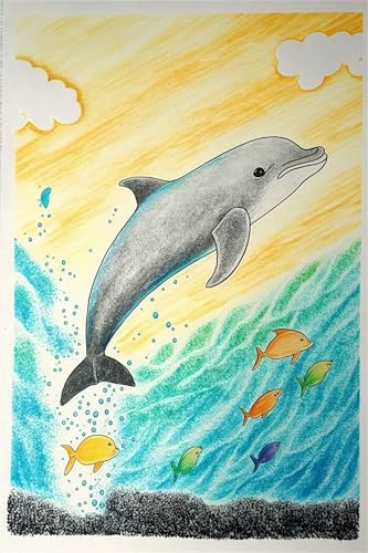 Klassische Puzzles, Puzzle für Erwachsene 300 Teile, Dolphin Cartoon Farbenfrohes Puzzle für Erwachsene und Kinder 38 x 26 cm Puzzlespiele Geschenke für Frauen, Geschenke für Männer Klassische Puzzles, Puzzle für Erwachsene 300 Teile, Dolphin Cartoon Farbenfrohes Puzzle für Erwachsene und Kinder 38 x 26 cm Puzzlespiele Geschenke für Frauen, Geschenke für Männer von QiHon
