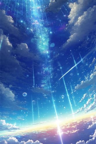 Klassische Puzzles, Puzzle für Erwachsene 300 Teile, Dreamy Blue Sky Farbenfrohes Puzzle für Erwachsene und Kinder 40 x 28 cm Puzzlespiele Geschenke für Frauen, Geschenke für Männer von QiHon