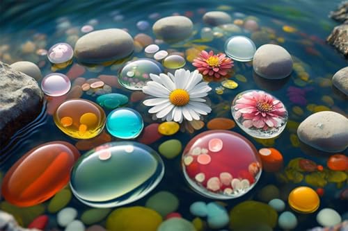 Klassische Puzzles, Puzzle für Erwachsene 300 Teile, Flower Stones Farbenfrohes Puzzle für Erwachsene und Kinder 38 x 26 cm Puzzlespiele Geschenke für Frauen, Geschenke für Männer Klassische Puzzles, Puzzle für Erwachsene 300 Teile, Flower Stones Farbenfrohes Puzzle für Erwachsene und Kinder 38 x 26 cm Puzzlespiele Geschenke für Frauen, Geschenke für Männer von QiHon