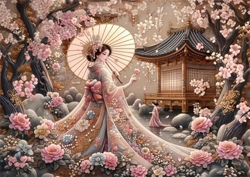 Klassische Puzzles, Puzzle für Erwachsene 300 Teile, Girl Pink Flower Farbenfrohes Puzzle für Erwachsene und Kinder 38 x 26 cm Puzzlespiele Geschenke für Frauen, Geschenke für Männer Klassische Puzzles, Puzzle für Erwachsene 300 Teile, Girl Pink Flower Farbenfrohes Puzzle für Erwachsene und Kinder 38 x 26 cm Puzzlespiele Geschenke für Frauen, Geschenke für Männer von QiHon