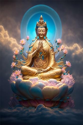 Klassische Puzzles, Puzzle für Erwachsene 300 Teile, Pink Lotus Zen Farbenfrohes Puzzle für Erwachsene und Kinder 38 x 26 cm Puzzlespiele Geschenke für Frauen, Geschenke für Männer von QiHon