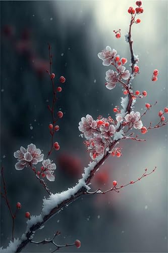Klassische Puzzles, Puzzle für Erwachsene 300 Teile, Rote Winterrosen Farbenfrohes Puzzle für Erwachsene und Kinder 40 x 28 cm Puzzlespiele Geschenke für Frauen, Geschenke für Männer Klassische Puzzles, Puzzle für Erwachsene 300 Teile, Rote Winterrosen Farbenfrohes Puzzle für Erwachsene und Kinder 40 x 28 cm Puzzlespiele Geschenke für Frauen, Geschenke für Männer von QiHon