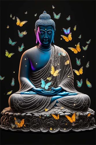 Klassische Puzzles, Puzzle für Erwachsene 500 Teile, Butterfly Zen Farbenfrohes Puzzle für Erwachsene und Kinder 52 x 38 cm Puzzlespiele Geschenke für Frauen, Geschenke für Männer von QiHon
