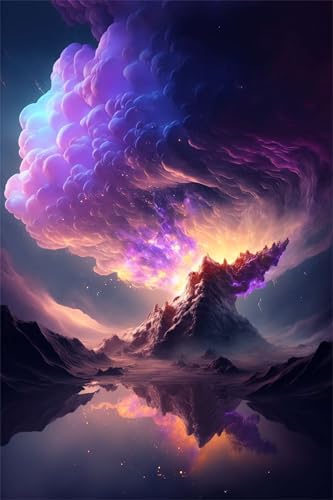 Klassische Puzzles, Puzzle für Erwachsene 500 Teile, Fantasy Landscape Farbenfrohes Puzzle für Erwachsene und Kinder 52 x 38 cm Puzzlespiele Geschenke für Frauen, Geschenke für Männer von QiHon