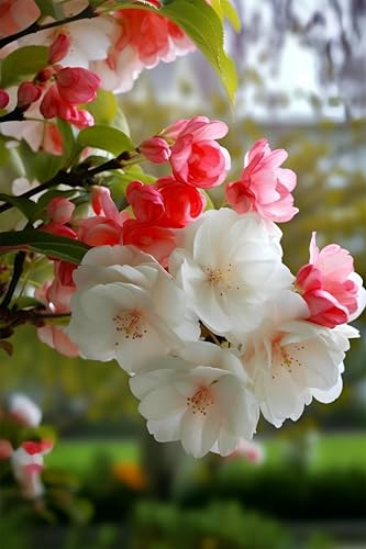 Klassische Puzzles, Puzzle für Erwachsene 500 Teile, Pink White Begonia Farbenfrohes Puzzle für Erwachsene und Kinder 52 x 38 cm Puzzlespiele Geschenke für Frauen, Geschenke für Männer von QiHon