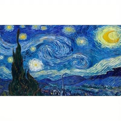 Klassische Puzzles, Puzzle für Erwachsene 500 Teile, Starry Sky Farbenfrohes Puzzle für Erwachsene und Kinder 52 x 38 cm Puzzlespiele Geschenke für Frauen, Geschenke für Männer von QiHon