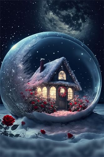Klassische Puzzles, Puzzle für Erwachsene 500 Teile, Starry Sky House Farbenfrohes Puzzle für Erwachsene und Kinder 52 x 38 cm Puzzlespiele Geschenke für Frauen, Geschenke für Männer von QiHon
