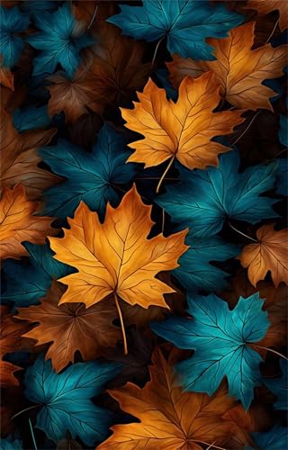 Puzzle 100 Teile Ahornblätter 40 x 28 cm Puzzles für Erwachsene Herausforderndes Rätsel Lernspiel für Die Ganze Familie Geschenke für Frauen Männer 100 Teile Puzzle von QiHon