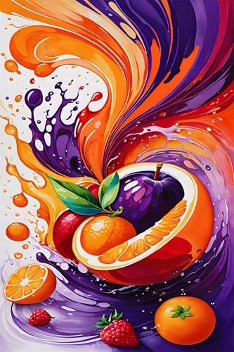 Puzzle 100 Teile Früchte 40 x 28 cm Puzzles für Erwachsene Herausforderndes Rätsel Lernspiel für Die Ganze Familie Geschenke für Frauen Männer 100 Teile Puzzle von QiHon