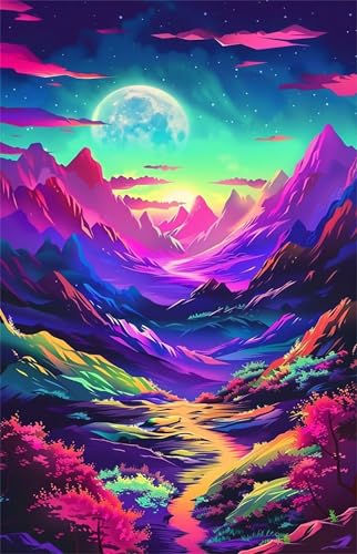 Puzzle 100 Teile Mondberg 40 x 28 cm Puzzles für Erwachsene Herausforderndes Rätsel Lernspiel für Die Ganze Familie Geschenke für Frauen Männer 100 Teile Puzzle von QiHon