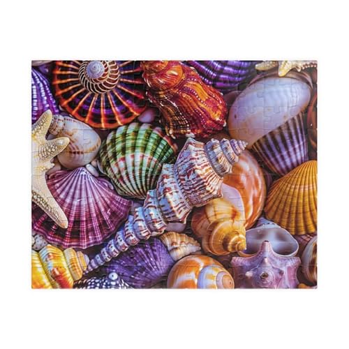 Puzzle 100 Teile Muschel 40 x 28 cm Puzzles für Erwachsene Herausforderndes Rätsel Lernspiel für Die Ganze Familie Geschenke für Frauen Männer 100 Teile Puzzle Puzzle 100 Teile Muschel 40 x 28 cm Puzzles für Erwachsene Herausforderndes Rätsel Lernspiel für Die Ganze Familie Geschenke für Frauen Männer 100 Teile Puzzle von QiHon