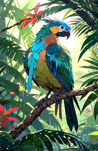 Puzzle 100 Teile Papageienbaum 40 x 28 cm Puzzles für Erwachsene Herausforderndes Rätsel Lernspiel für Die Ganze Familie Geschenke für Frauen Männer 100 Teile Puzzle Puzzle 100 Teile Papageienbaum 40 x 28 cm Puzzles für Erwachsene Herausforderndes Rätsel Lernspiel für Die Ganze Familie Geschenke für Frauen Männer 100 Teile Puzzle von QiHon