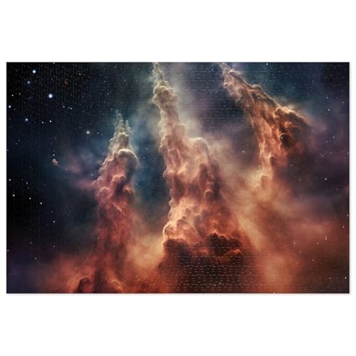 Puzzle 100 Teile Sternenhimmel 40 x 28 cm Puzzles für Erwachsene Herausforderndes Rätsel Lernspiel für Die Ganze Familie Geschenke für Frauen Männer 100 Teile Puzzle von QiHon