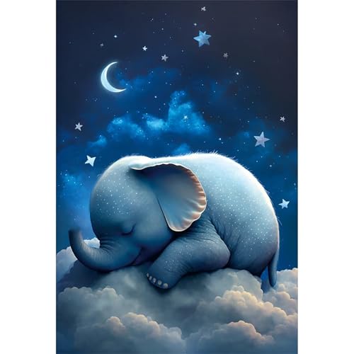 Puzzle 100 Teile Sternenhimmel Elefanten 40 x 28 cm Puzzles für Erwachsene Herausforderndes Rätsel Lernspiel für Die Ganze Familie Geschenke für Frauen Männer 100 Teile Puzzle von QiHon