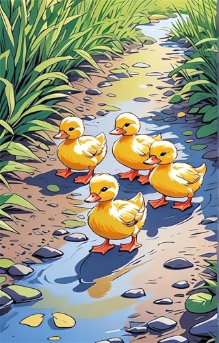 Puzzle 100 Teile Tier Ente 40 x 28 cm Puzzles für Erwachsene Herausforderndes Rätsel Lernspiel für Die Ganze Familie Geschenke für Frauen Männer 100 Teile Puzzle von QiHon