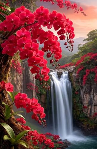 Puzzle 100 Teile Wasserfall Blumen 40 x 28 cm Puzzles für Erwachsene Herausforderndes Rätsel Lernspiel für Die Ganze Familie Geschenke für Frauen Männer 100 Teile Puzzle Puzzle 100 Teile Wasserfall Blumen 40 x 28 cm Puzzles für Erwachsene Herausforderndes Rätsel Lernspiel für Die Ganze Familie Geschenke für Frauen Männer 100 Teile Puzzle von QiHon