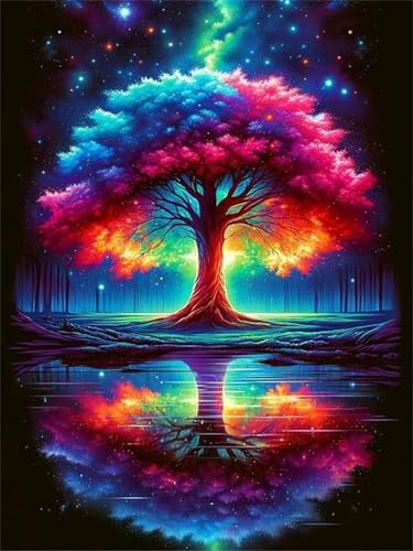 Puzzle 1000 Teile Erwachsene Baum des Lebens 75 x 50 cm Puzzles für Erwachsene Pädagogisches Spiel Herausforderung Spielzeug Impossible Puzzle 1000 Teile Puzzles von QiHon