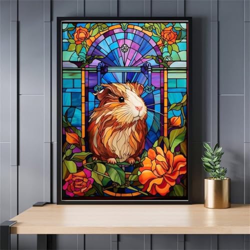 Puzzle 1000 Teile Erwachsene Hamster Blume 75 x 50 cm Puzzles für Erwachsene Pädagogisches Spiel Herausforderung Spielzeug Impossible Puzzle 1000 Teile Puzzles von QiHon