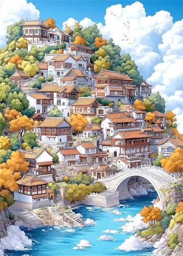 Puzzle 120 Teile Baumbrücke Landschaft, Puzzle Erwachsene 25 x 20 cm, Herausforderndes Rätsel, Puzzlespiele für Die Ganze Familie, Klassische Puzzles für Erwachsene 120 Teile Puzzle 120 Teile Baumbrücke Landschaft, Puzzle Erwachsene 25 x 20 cm, Herausforderndes Rätsel, Puzzlespiele für Die Ganze Familie, Klassische Puzzles für Erwachsene 120 Teile von QiHon