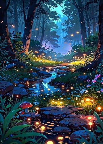 Puzzle 120 Teile Erwachsene Baumlandschaft 25 x 20 cm Puzzles für Erwachsene Pädagogisches Spiel Herausforderung Spielzeug Impossible Puzzle 120 Teile Puzzles von QiHon