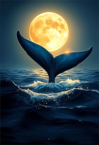 Puzzle 120 Teile Erwachsene Mond Delfine Ozean 25 x 20 cm Puzzles für Erwachsene Pädagogisches Spiel Herausforderung Spielzeug Impossible Puzzle 120 Teile Puzzles Puzzle 120 Teile Erwachsene Mond Delfine Ozean 25 x 20 cm Puzzles für Erwachsene Pädagogisches Spiel Herausforderung Spielzeug Impossible Puzzle 120 Teile Puzzles von QiHon