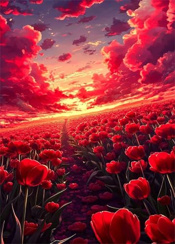 Puzzle 120 Teile Erwachsene Rote Tulpenwolke 25 x 20 cm Puzzles für Erwachsene Pädagogisches Spiel Herausforderung Spielzeug Impossible Puzzle 120 Teile Puzzles Puzzle 120 Teile Erwachsene Rote Tulpenwolke 25 x 20 cm Puzzles für Erwachsene Pädagogisches Spiel Herausforderung Spielzeug Impossible Puzzle 120 Teile Puzzles von QiHon