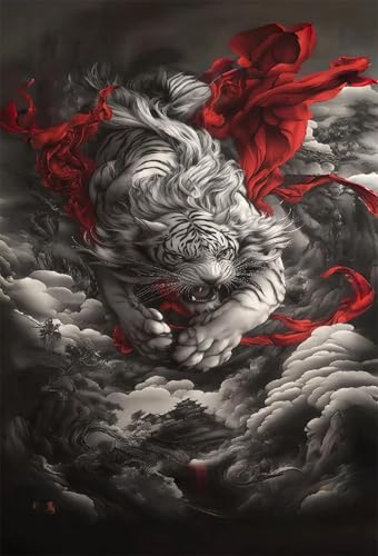 Puzzle 120 Teile Erwachsene Tiertiger 25 x 20 cm Puzzles für Erwachsene Pädagogisches Spiel Herausforderung Spielzeug Impossible Puzzle 120 Teile Puzzles von QiHon