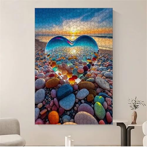 Puzzle 120 Teile Liebessteine, Puzzle Erwachsene 25 x 20 cm, Herausforderndes Rätsel, Puzzlespiele für Die Ganze Familie, Klassische Puzzles für Erwachsene 120 Teile Puzzle 120 Teile Liebessteine, Puzzle Erwachsene 25 x 20 cm, Herausforderndes Rätsel, Puzzlespiele für Die Ganze Familie, Klassische Puzzles für Erwachsene 120 Teile von QiHon