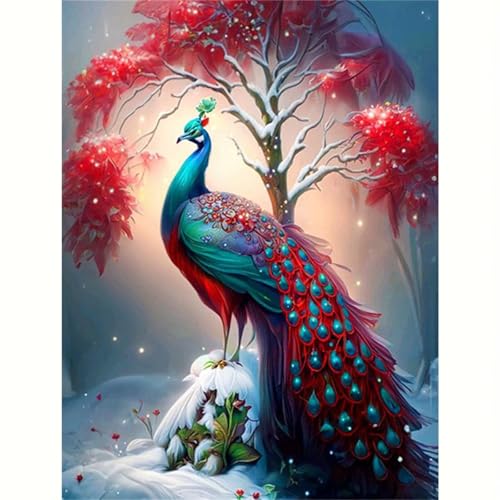 Puzzle 120 Teile Pfau Tier Baum, Puzzle Erwachsene 25 x 20 cm, Herausforderndes Rätsel, Puzzlespiele für Die Ganze Familie, Klassische Puzzles für Erwachsene 120 Teile von QiHon