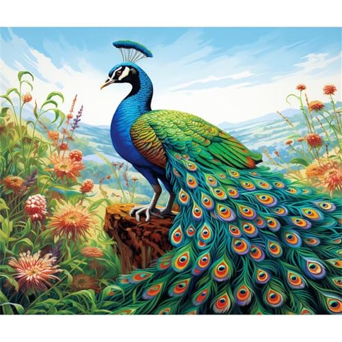 Puzzle 120 Teile Pfau Tier Blume, Puzzle Erwachsene 25 x 20 cm, Herausforderndes Rätsel, Puzzlespiele für Die Ganze Familie, Klassische Puzzles für Erwachsene 120 Teile Puzzle 120 Teile Pfau Tier Blume, Puzzle Erwachsene 25 x 20 cm, Herausforderndes Rätsel, Puzzlespiele für Die Ganze Familie, Klassische Puzzles für Erwachsene 120 Teile von QiHon