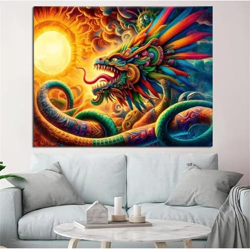 Puzzle 120 Teile Sonnentier Drache, Puzzle Erwachsene 25 x 20 cm, Herausforderndes Rätsel, Puzzlespiele für Die Ganze Familie, Klassische Puzzles für Erwachsene 120 Teile Puzzle 120 Teile Sonnentier Drache, Puzzle Erwachsene 25 x 20 cm, Herausforderndes Rätsel, Puzzlespiele für Die Ganze Familie, Klassische Puzzles für Erwachsene 120 Teile von QiHon