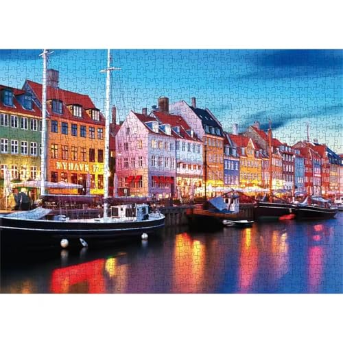 Puzzle 120 Teile Stadtlandschaft, Puzzle Erwachsene 25 x 20 cm, Herausforderndes Rätsel, Puzzlespiele für Die Ganze Familie, Klassische Puzzles für Erwachsene 120 Teile Puzzle 120 Teile Stadtlandschaft, Puzzle Erwachsene 25 x 20 cm, Herausforderndes Rätsel, Puzzlespiele für Die Ganze Familie, Klassische Puzzles für Erwachsene 120 Teile von QiHon
