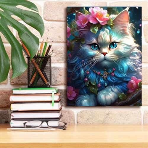 Puzzle 120 Teile Tier Katze Blume, Puzzle Erwachsene 25 x 20 cm, Herausforderndes Rätsel, Puzzlespiele für Die Ganze Familie, Klassische Puzzles für Erwachsene 120 Teile Puzzle 120 Teile Tier Katze Blume, Puzzle Erwachsene 25 x 20 cm, Herausforderndes Rätsel, Puzzlespiele für Die Ganze Familie, Klassische Puzzles für Erwachsene 120 Teile von QiHon