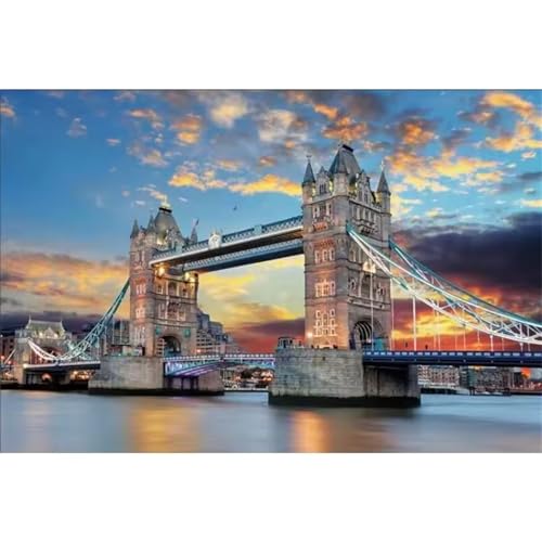 Puzzle 120 Teile Überbrückender Sonnenuntergang, Puzzle Erwachsene 25 x 20 cm, Herausforderndes Rätsel, Puzzlespiele für Die Ganze Familie, Klassische Puzzles für Erwachsene 120 Teile Puzzle 120 Teile Überbrückender Sonnenuntergang, Puzzle Erwachsene 25 x 20 cm, Herausforderndes Rätsel, Puzzlespiele für Die Ganze Familie, Klassische Puzzles für Erwachsene 120 Teile von QiHon