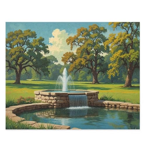 Puzzle 1200 Teile Baumlandschaft 75 x 50 cm Puzzles für Erwachsene Herausforderndes Rätsel Lernspiel für Die Ganze Familie Geschenke für Frauen Männer 1200 Teile Puzzle von QiHon