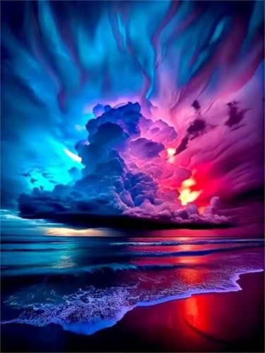 Puzzle 1200 Teile Landschaft Wolken Wellen, Puzzle Erwachsene 75 x 50 cm, Herausforderndes Rätsel, Puzzlespiele für Die Ganze Familie, Klassische Puzzles für Erwachsene 1200 Teile Puzzle 1200 Teile Landschaft Wolken Wellen, Puzzle Erwachsene 75 x 50 cm, Herausforderndes Rätsel, Puzzlespiele für Die Ganze Familie, Klassische Puzzles für Erwachsene 1200 Teile von QiHon