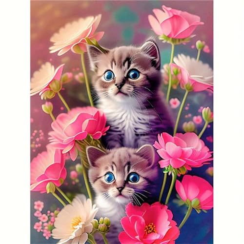 Puzzle 1200 Teile Rosa Blumenkatze, Puzzle Erwachsene 75 x 50 cm, Herausforderndes Rätsel, Puzzlespiele für Die Ganze Familie, Klassische Puzzles für Erwachsene 1200 Teile Puzzle 1200 Teile Rosa Blumenkatze, Puzzle Erwachsene 75 x 50 cm, Herausforderndes Rätsel, Puzzlespiele für Die Ganze Familie, Klassische Puzzles für Erwachsene 1200 Teile von QiHon