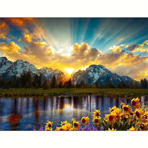 Puzzle 1200 Teile Sonnenaufgang Bergsee, Puzzle Erwachsene 75 x 50 cm, Herausforderndes Rätsel, Puzzlespiele für Die Ganze Familie, Klassische Puzzles für Erwachsene 1200 Teile Puzzle 1200 Teile Sonnenaufgang Bergsee, Puzzle Erwachsene 75 x 50 cm, Herausforderndes Rätsel, Puzzlespiele für Die Ganze Familie, Klassische Puzzles für Erwachsene 1200 Teile von QiHon