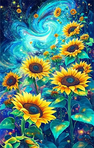 Puzzle 1200 Teile Sonnenblumen 75 x 50 cm Puzzles für Erwachsene Herausforderndes Rätsel Lernspiel für Die Ganze Familie Geschenke für Frauen Männer 1200 Teile Puzzle von QiHon