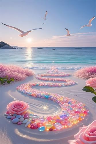 Puzzle 1200 Teile Strandblumen 75 x 50 cm Puzzles für Erwachsene Herausforderndes Rätsel Lernspiel für Die Ganze Familie Geschenke für Frauen Männer 1200 Teile Puzzle von QiHon