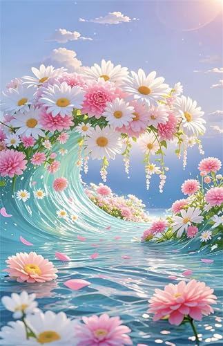 Puzzle 1200 Teile Welle Blume 75 x 50 cm Puzzles für Erwachsene Herausforderndes Rätsel Lernspiel für Die Ganze Familie Geschenke für Frauen Männer 1200 Teile Puzzle Puzzle 1200 Teile Welle Blume 75 x 50 cm Puzzles für Erwachsene Herausforderndes Rätsel Lernspiel für Die Ganze Familie Geschenke für Frauen Männer 1200 Teile Puzzle von QiHon