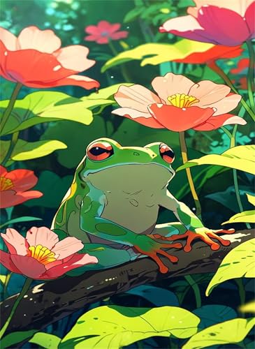 Puzzle 1314 Teile Erwachsene Blumen Frosch 75 x 50 cm Puzzles für Erwachsene Pädagogisches Spiel Herausforderung Spielzeug Impossible Puzzle 1314 Teile Puzzles Puzzle 1314 Teile Erwachsene Blumen Frosch 75 x 50 cm Puzzles für Erwachsene Pädagogisches Spiel Herausforderung Spielzeug Impossible Puzzle 1314 Teile Puzzles von QiHon